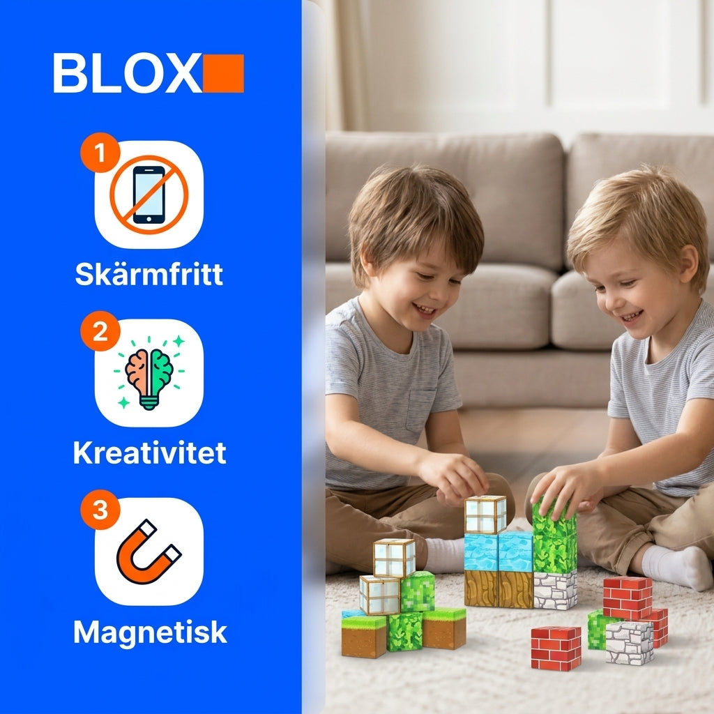 Bloxo Magnetiska Block